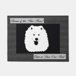 Samoyed-Tür-Matte 18" X24"; Passen Sie von diesem Fußmatte