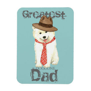Samoyed Vater Magnet
