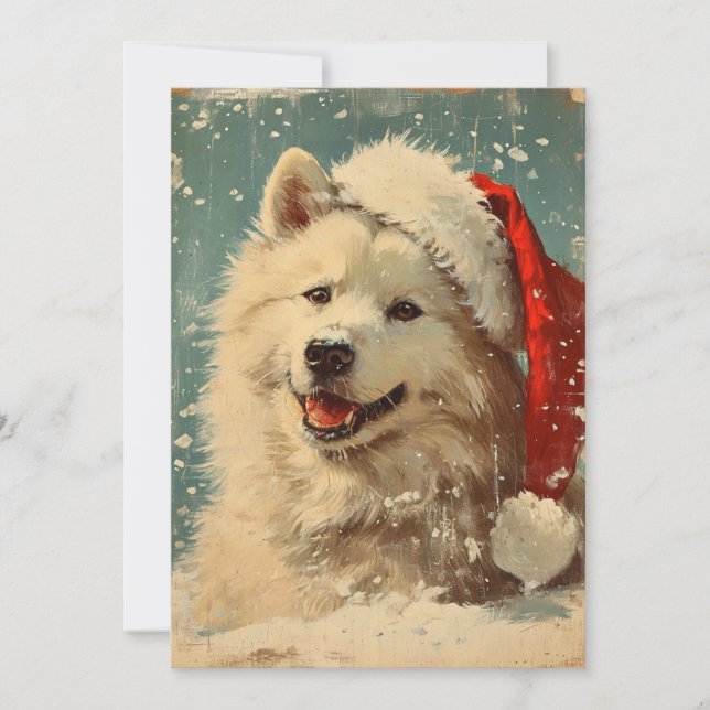 Samoyed Weihnachten (Vorderseite)