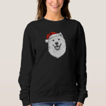 Samoyed-Weihnachtspullover – Benutzerdefinierter N