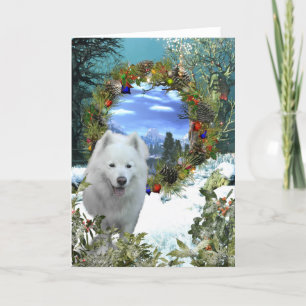 Samoyed World Feiertagskarte