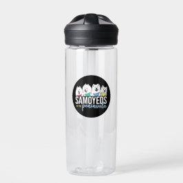 Samoyeds des Emblems der Halbinsel Trinkflasche