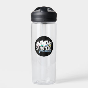 Samoyeds des Emblems der Halbinsel Trinkflasche