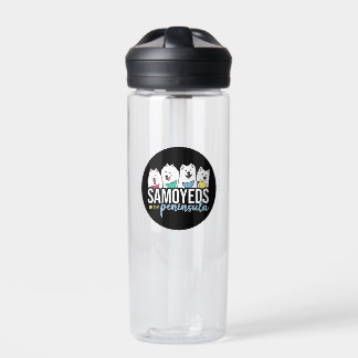 Samoyeds des Emblems der Halbinsel Trinkflasche