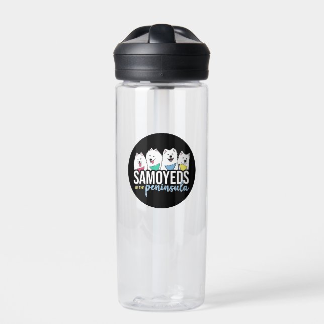 Samoyeds des Emblems der Halbinsel Trinkflasche (Vorderseite)
