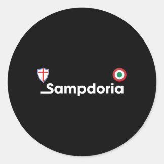 Sampdoria Jersey Fashion Maglietta Runder Aufkleber