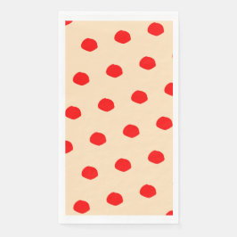 Sampling Polka dots Design Paper Napkin Serviette