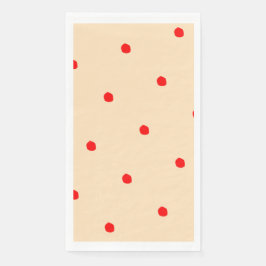 Sampling Polka dots Design Paper Napkin Serviette