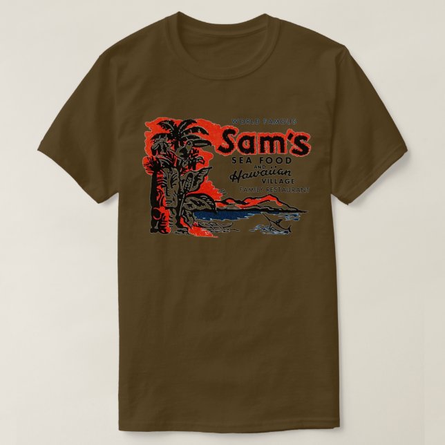 Sams Seafood T-Shirt (Design vorne)