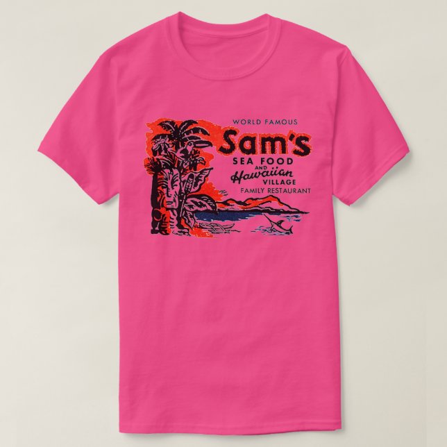 Sams Seafood T-Shirt (Design vorne)