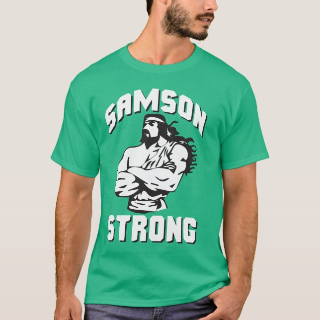 Samson Strong - Bodybuilding T-Shirt (Vorderseite)
