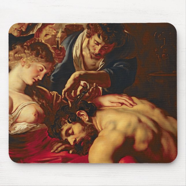 Samson und Delilah, c.1609 Mousepad (Vorne)
