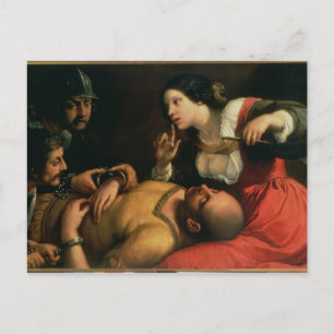 Samson und Delilah Postkarte