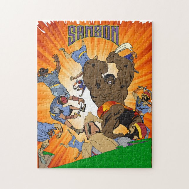 Samson und die Philistines (Vertikal)