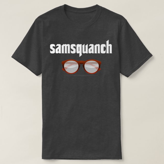 Samsquanch Funny Looking Brillen Bigfoot Graphic T-Shirt (Design vorne)