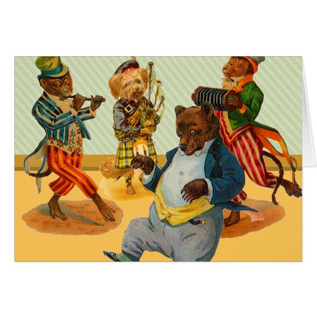 Samstag Abend Tiertanz (Vorderseite (Horizontal))