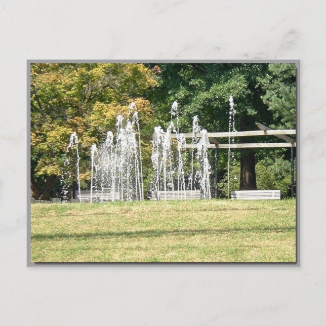 Samstag im Herbst Postkarte (Vorderseite)