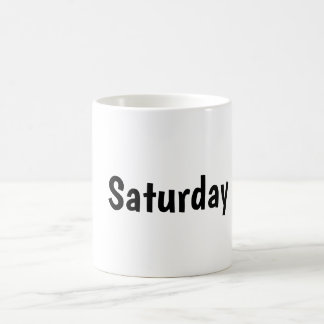 Samstag Kaffeetasse