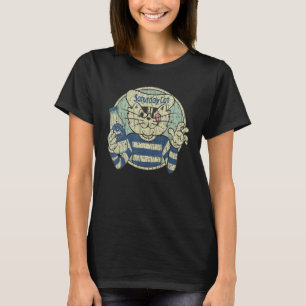 Samstag Katze Vintage 1973 T-Shirt