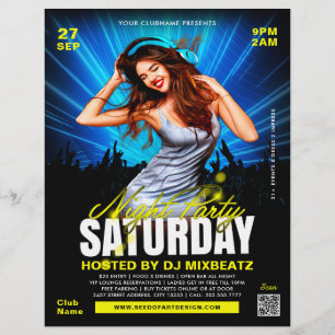 Samstagabend Party Giro del Malcantone Flyer