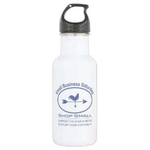 Samstagswetter für kleine Unternehmen Edelstahlflasche