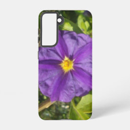 SAMSUNG GALAXY 21 Case LILA BLUME STYLE DESIGN Hülle