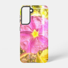 SAMSUNG GALAXY 21 Case LILA BLUME STYLE DESIGN Hülle