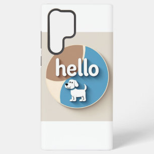 Samsung Galaxy Bonjour Puppy Cute Cartoon Coque mobile