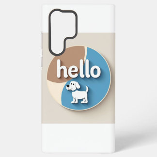 Samsung Galaxy Bonjour Puppy Cute Cartoon Coque mobile