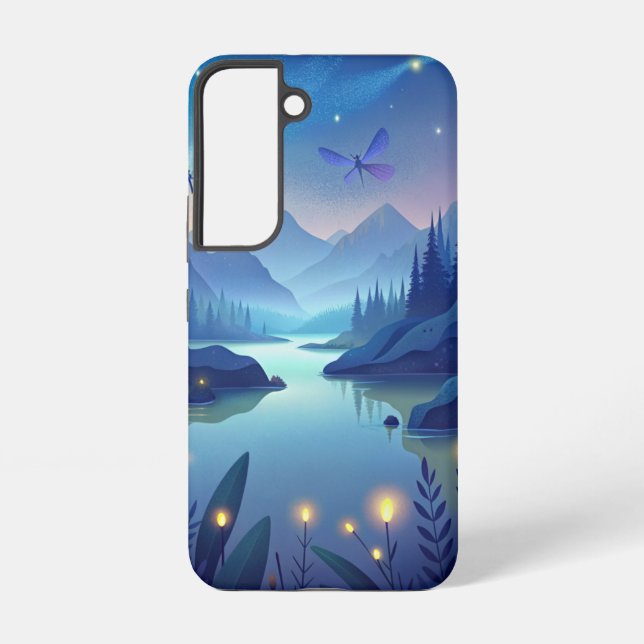 Samsung Galaxy Case - Lago Glows Hülle (Rückseite)