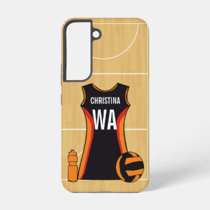 Samsung Galaxy Coque de smartphone netball personnalisé