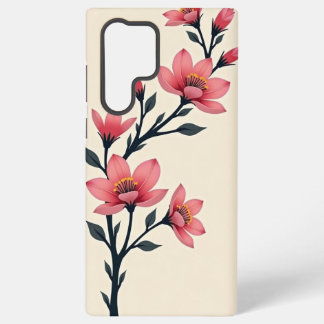 Samsung Galaxy "Fleurs Sereines : Une Élégance Florale" Coque de