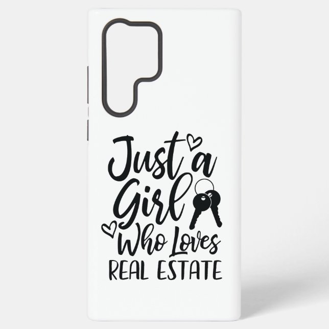 Samsung Galaxy Juste une fille qui aime le coque de téléphone por (Verso)