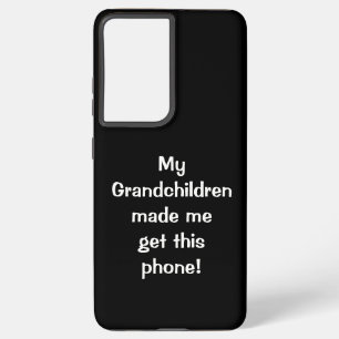 Samsung Galaxy Mes petits-enfants m'ont fait.. Coque de téléphone