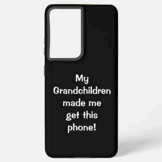 Samsung Galaxy Mes petits-enfants m'ont fait.. Coque de téléphone
