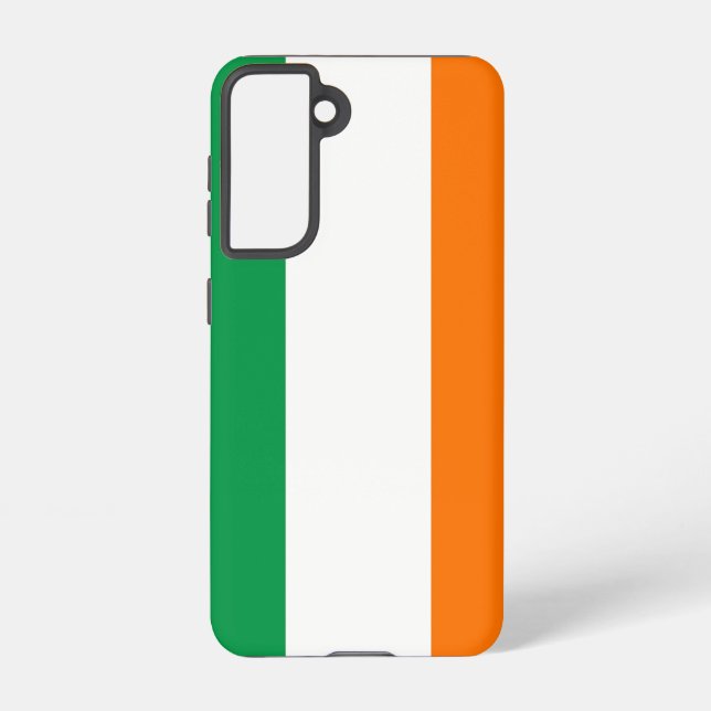 Samsung Galaxy S21 Case Flag Irland Hülle (Rückseite)