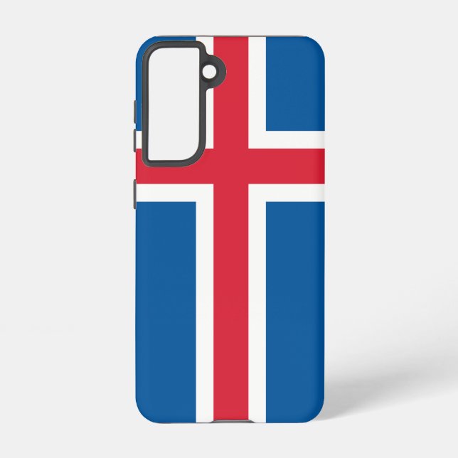 Samsung Galaxy S21 Case Flag Island Samsung Galaxy Hülle (Rückseite)