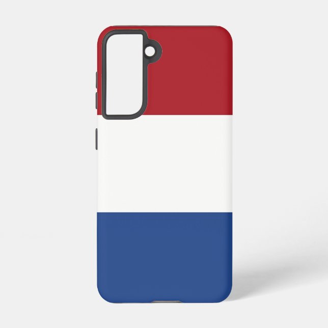 Samsung Galaxy S21 Case Flag Niederlande Hülle (Rückseite)