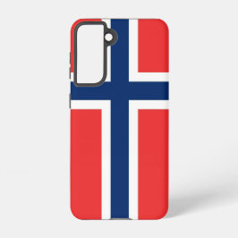 Samsung Galaxy S21 Case Flag Norwegen Hülle