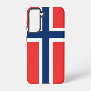 Samsung Galaxy S21 Case Flag Norwegen Samsung Galaxy Hülle