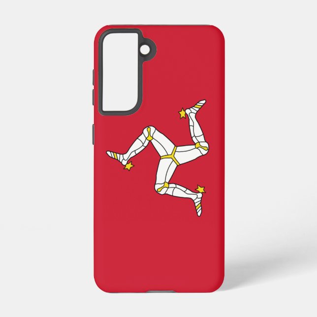 Samsung Galaxy S21 Case Flag of Isle of Man Hülle (Rückseite)