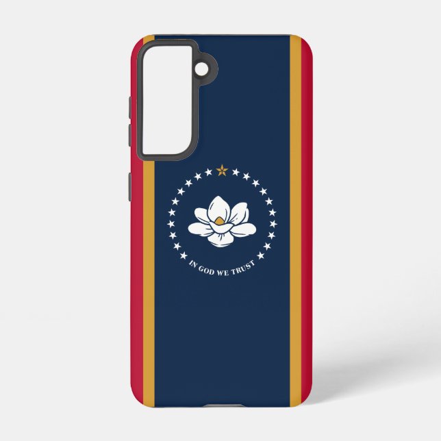 Samsung Galaxy S21 Case Flag of Mississippi Hülle (Rückseite)
