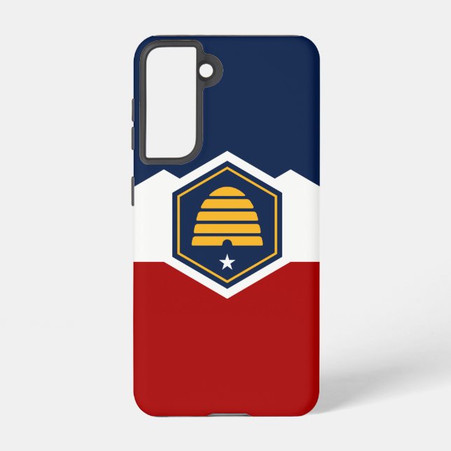 Samsung Galaxy S21 Case Flag of Utah, USA Hülle (Rückseite)