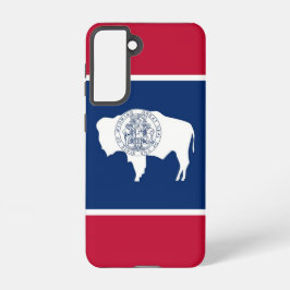 Samsung Galaxy S21 Case Flag of Wyoming Hülle