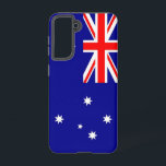 Samsung Galaxy S21 Case Flag von Australien Hülle<br><div class="desc">Umgestalten Sie Ihre Samsung Galaxy S21 mit unserem exklusiven Handy-Cover mit der Flagge Australiens! Dieses Handy wurde mit viel Liebe zum Detail entworfen und präsentiert stolz das ikonische Design der australischen Fahne. Die Flagge zeigt ein blaues Feld mit der Union Jack im Kanton (obere Hälfte), ein großer weißer sieben-Punkte-Stern, der...</div>