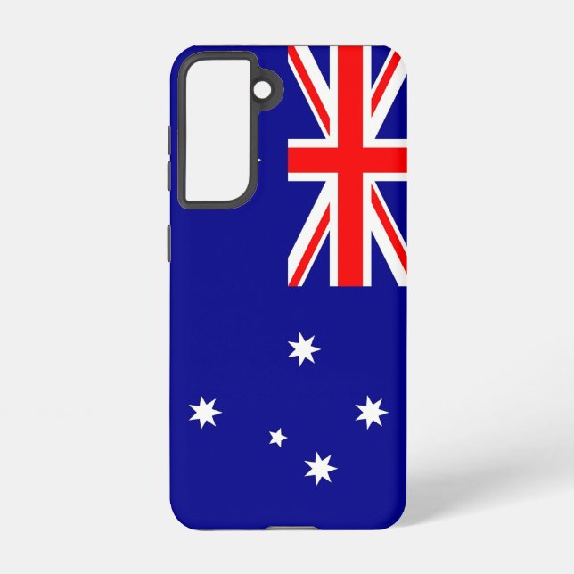 Samsung Galaxy S21 Case Flag von Australien Hülle (Rückseite)