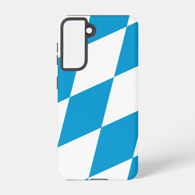 Samsung Galaxy S21 Case Flag von Bayern Samsung Galaxy Hülle (Rückseite)