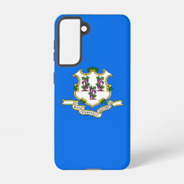Samsung Galaxy S21 Case Flag von Connecticut, USA Hülle