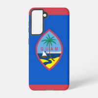 Samsung Galaxy S21 Case Flag von Guam, USA.