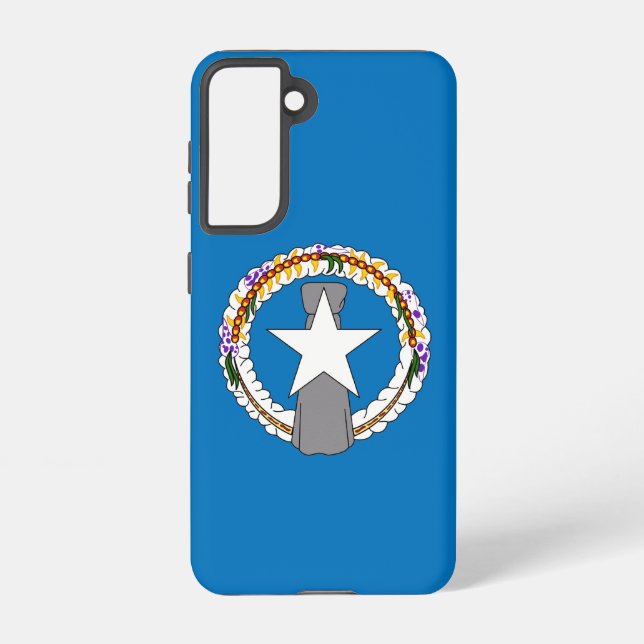 Samsung Galaxy S21 Case Flag von Northern Mariana Hülle (Rückseite)